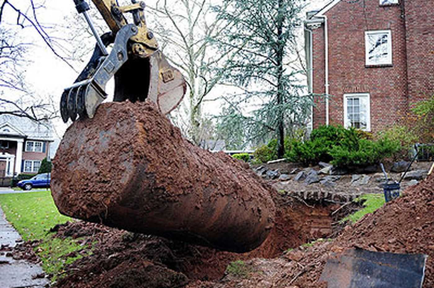 Buried Oil Tank